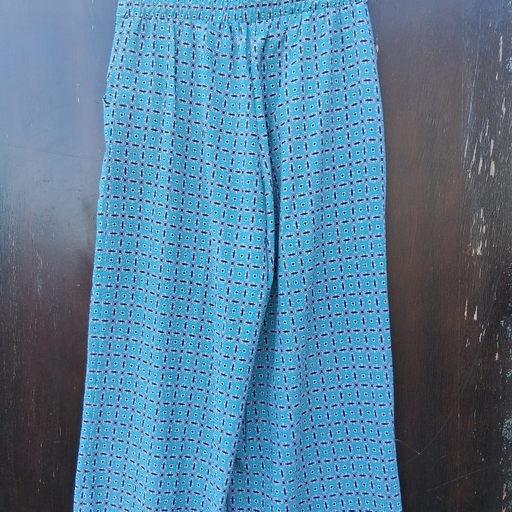 Max Studio Blue Patterned Pantsuit - image 6